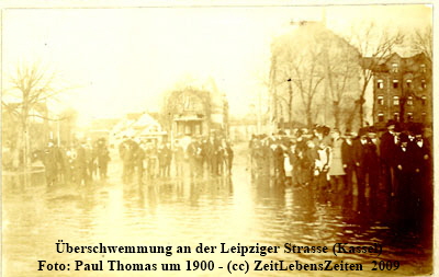berschwemmung in der Leipziger Strasse 2ZLZ %