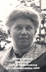 Bertha Thomas um 1910